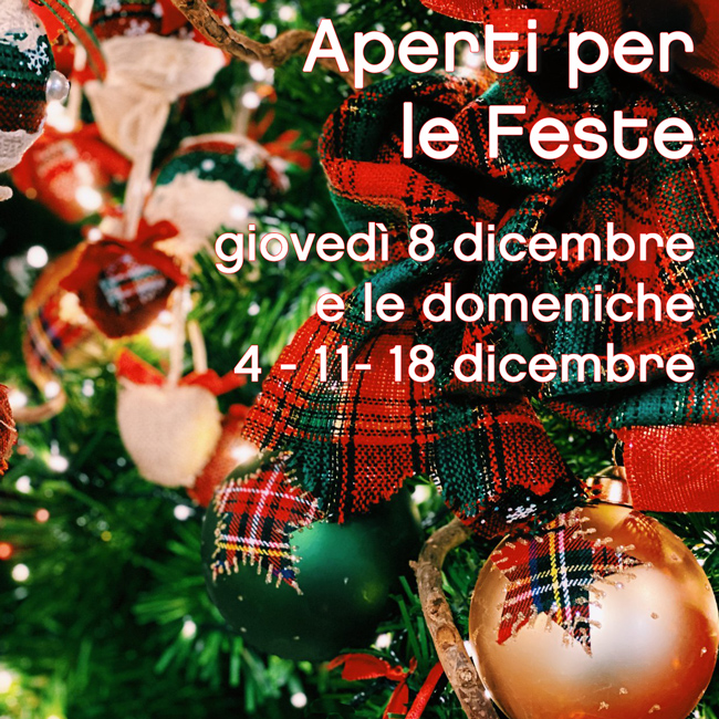 Aperti per le feste