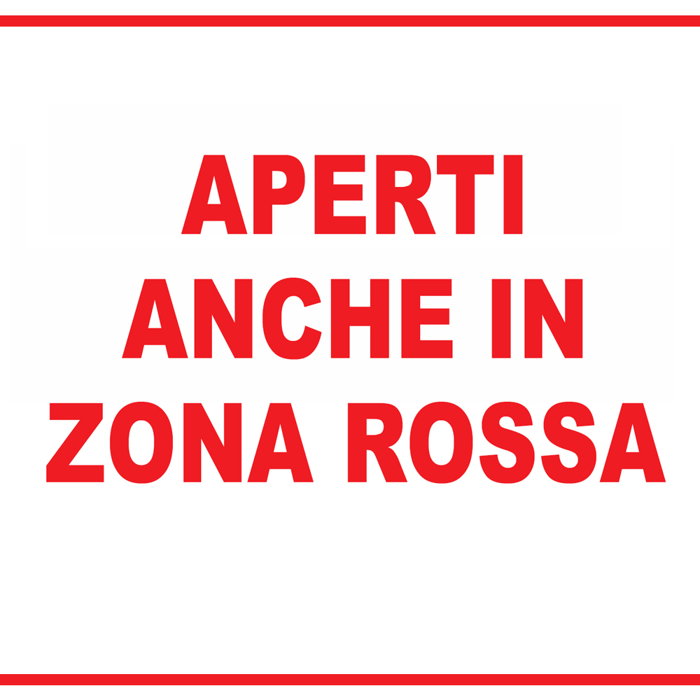 Aperti anche in Zona Rossa