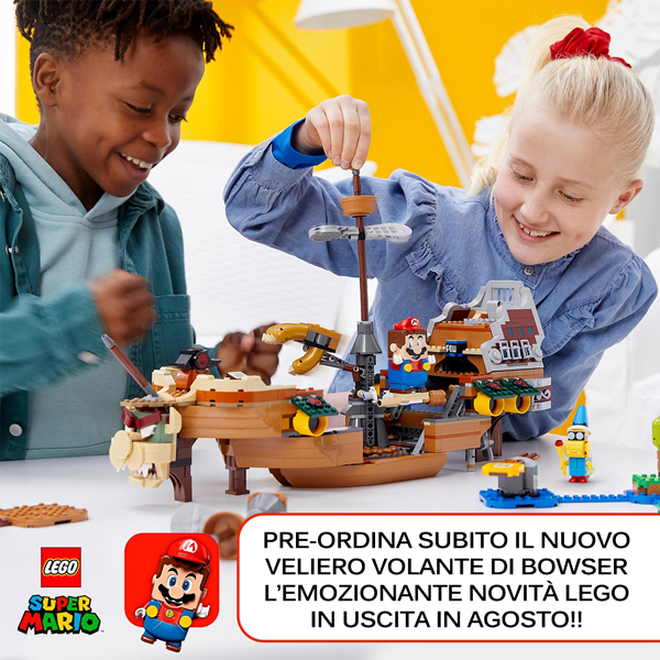 Preordina il Vascello Volante di Bowser LEGO SUPER MARIO