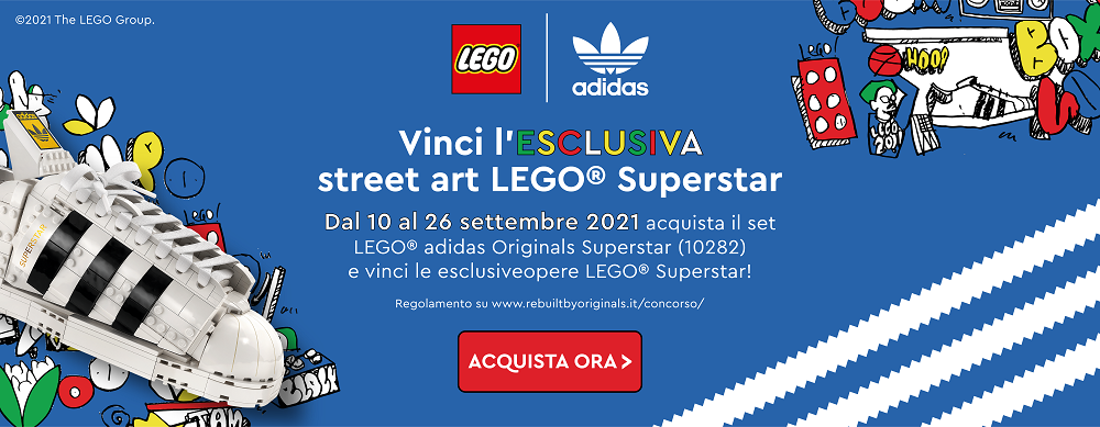 Vinci street art LEGO Superstar!
