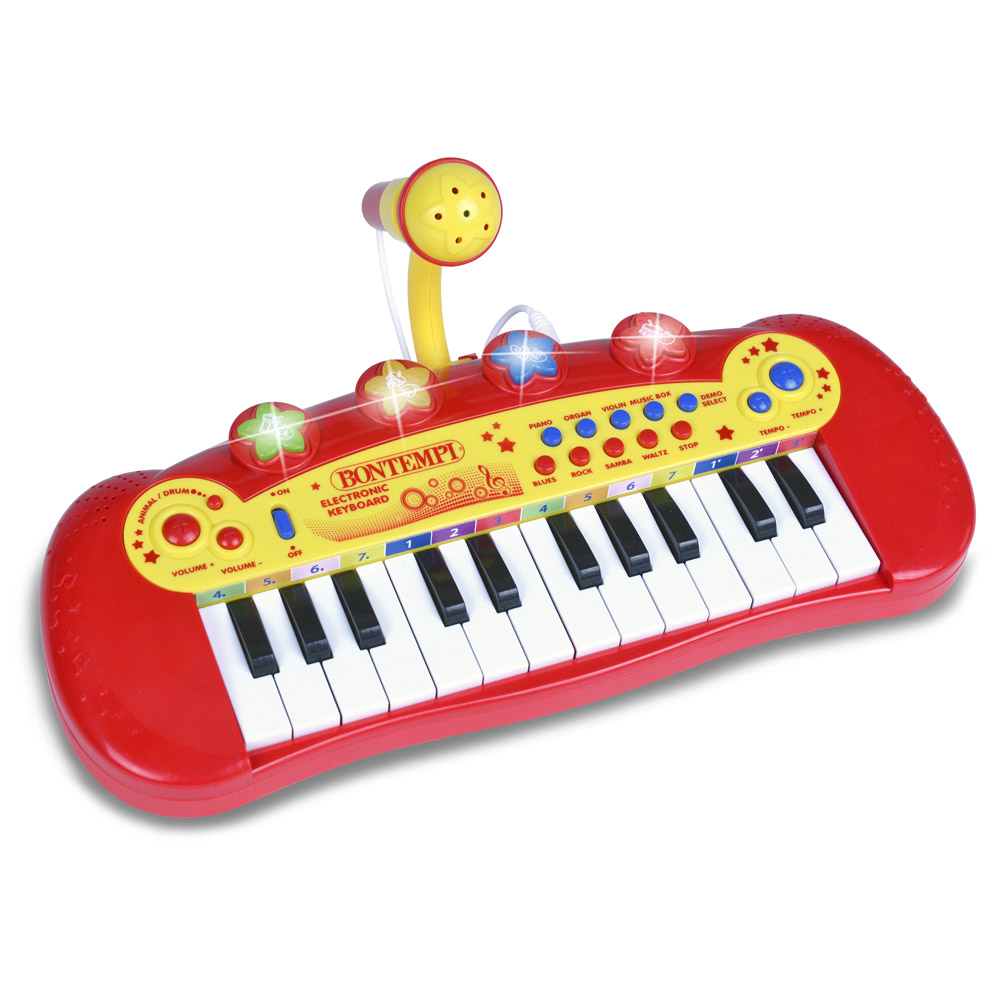 BONTEMPI TASTIERA ELETTRONICA A 24 TASTI CON MICROFONO 122931