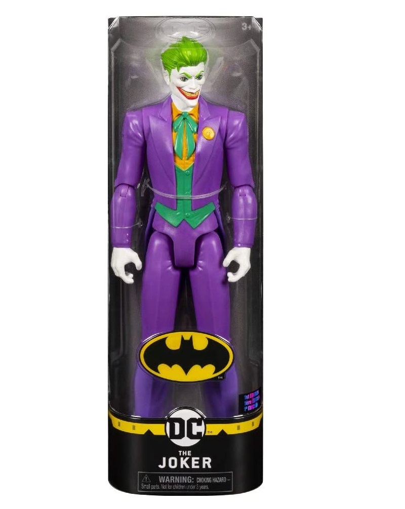 SPIN MASTER  BATMAN PERSONAGGIO JOKER CLASSICO PACK TECH IN SCALA 30 CM 6063093