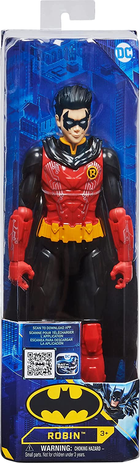 SPIN MASTER  BATMAN PERSONAGGIO ROBIN TECH IN SCALA 30 CM 6062923