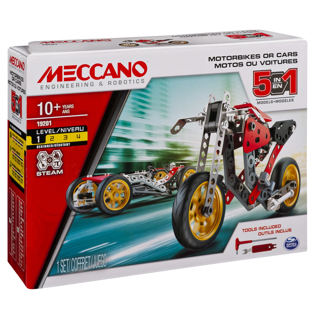 MECCANO MULTI MODELLO DA 5 - MOTO DA CORSA 6053371