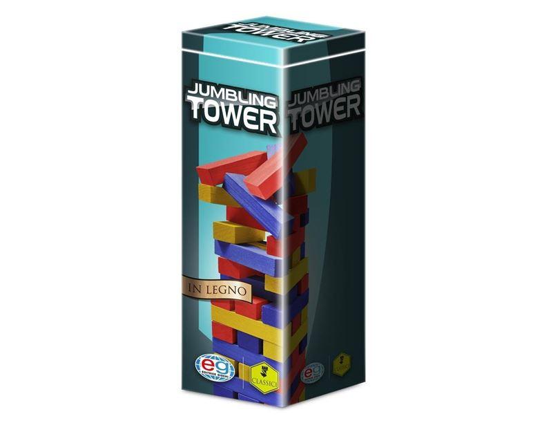 EDITRICE GIOCHI CLASSICI JUMBLING TOWER COLORATA IN LEGNO 6036102