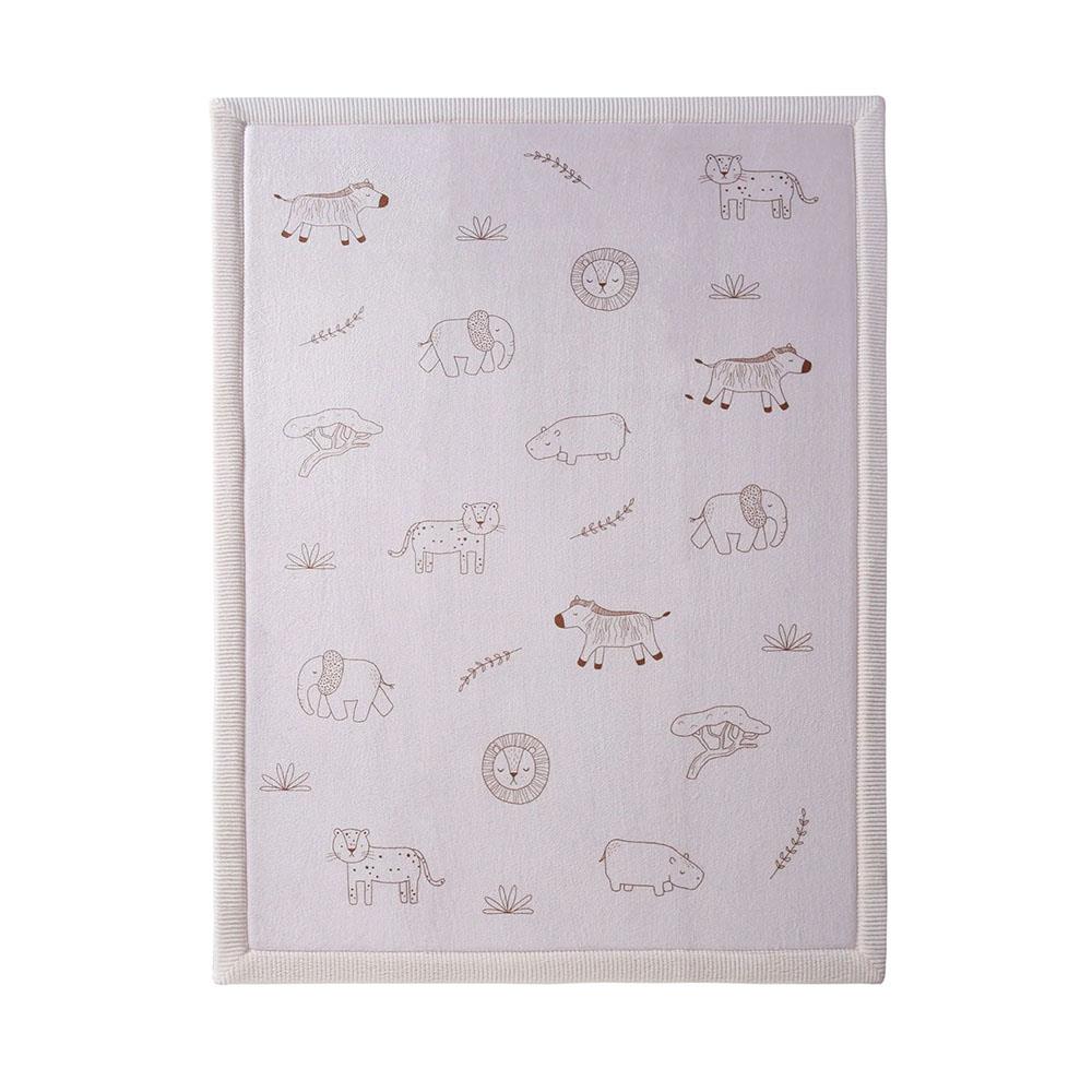 TAPPETINO ''NUVOLA'' IN VELLUTO 170X120 CM - SAFARI