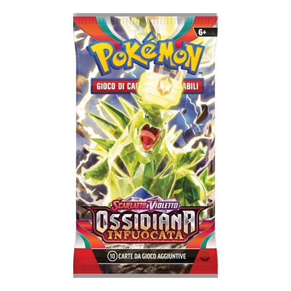 GAMEVISION POKEMON SCARLATTO E VIOLETTO - SV3 OSSIDIANA INFUOCATA BUSTA 10 CARTE PK60340-I