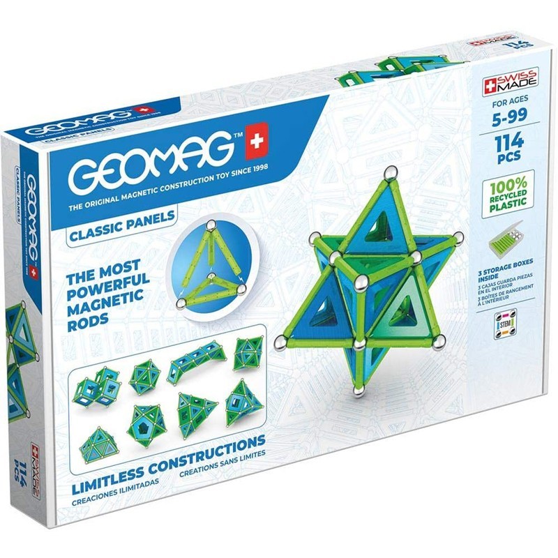 GEOMAG WORLD CLASSIC PANELS GREEN LINE - 114 PEZZI 483