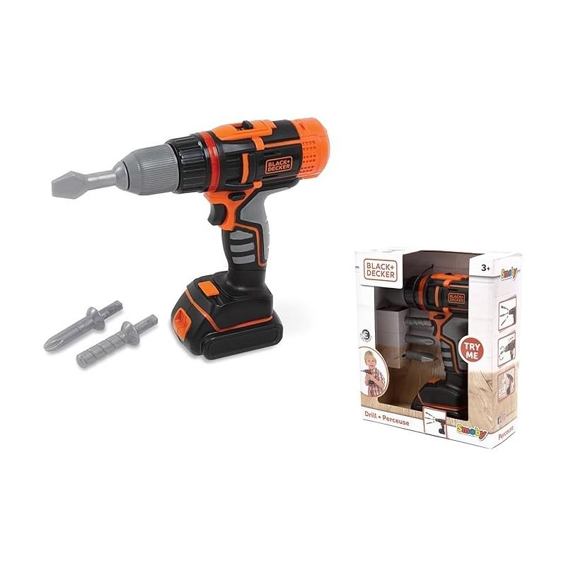 SMOBY TOYS BLACK+DECKER TRAPANO/AVVITATORE ELETTRICO