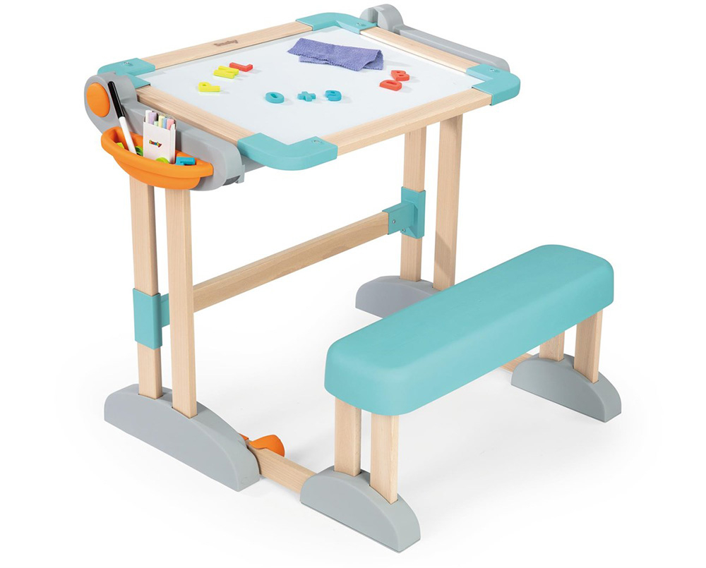 SMOBY SCRIVANIA/TAVOLO 2 IN 1 - MODULO SPACE DESK 420301