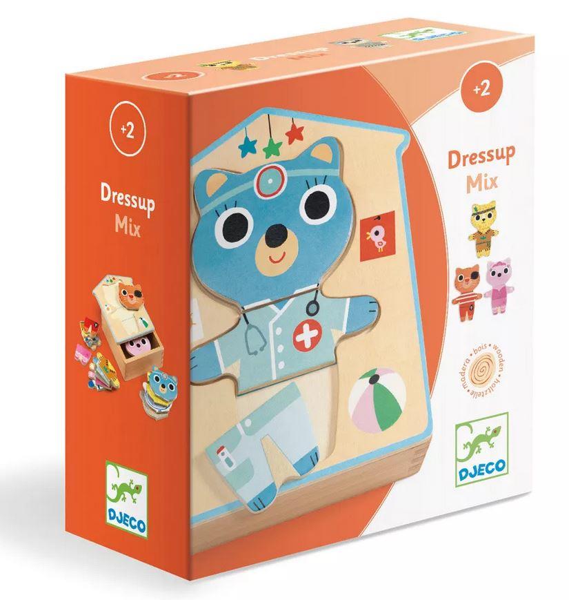 DJECO PUZZLE DRESSUP MIX - VESTIAMO I GATTINI DJ01678