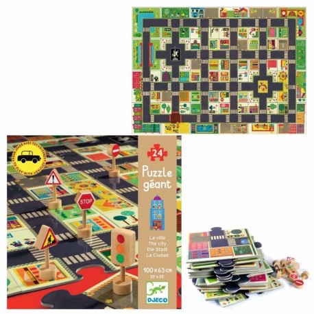 DJECO PUZZLE GIGANTE - LA VILLE DJ07161