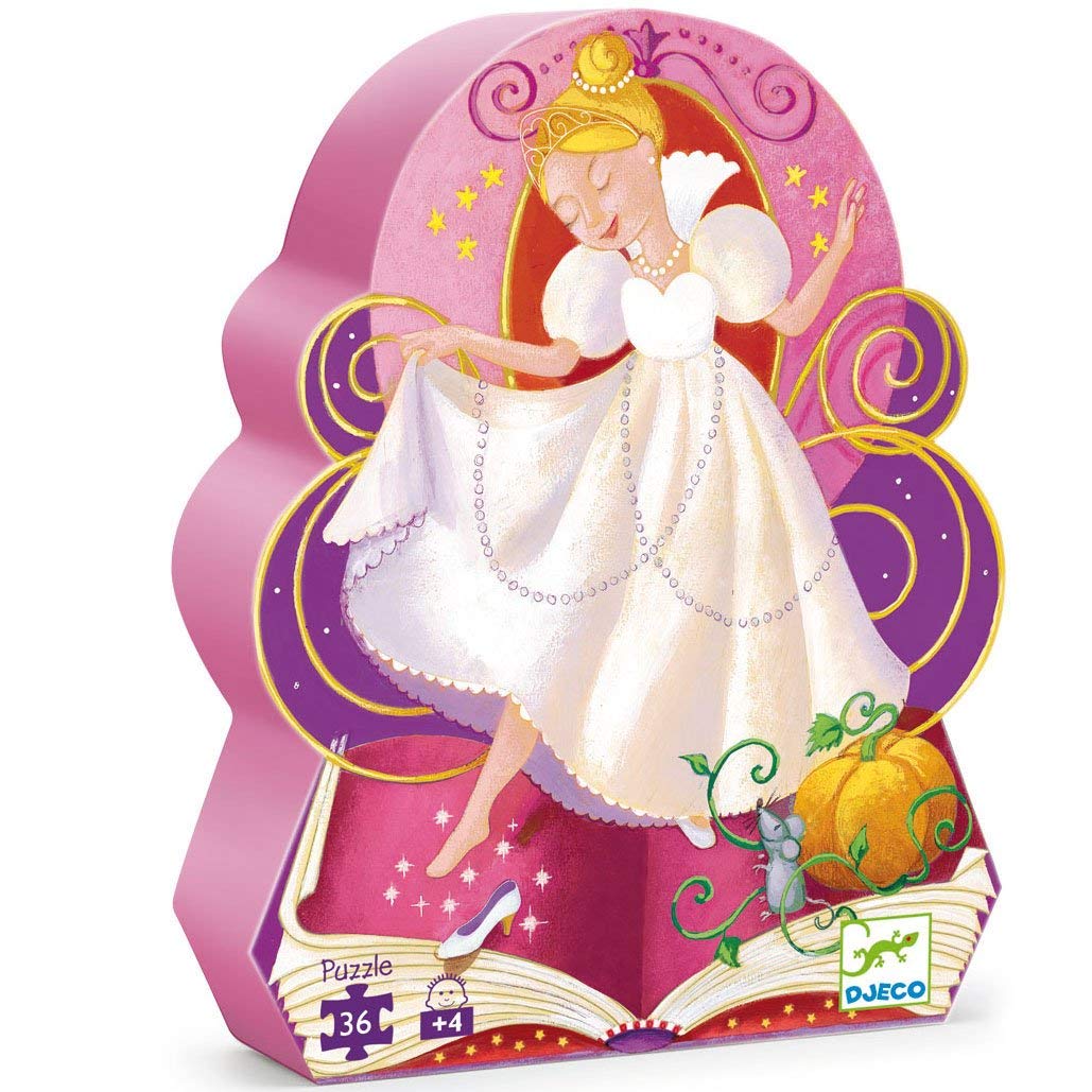 DJECO SILHOUETTE PUZZLE - CINDERELLA 36 PEZZI DJ07232