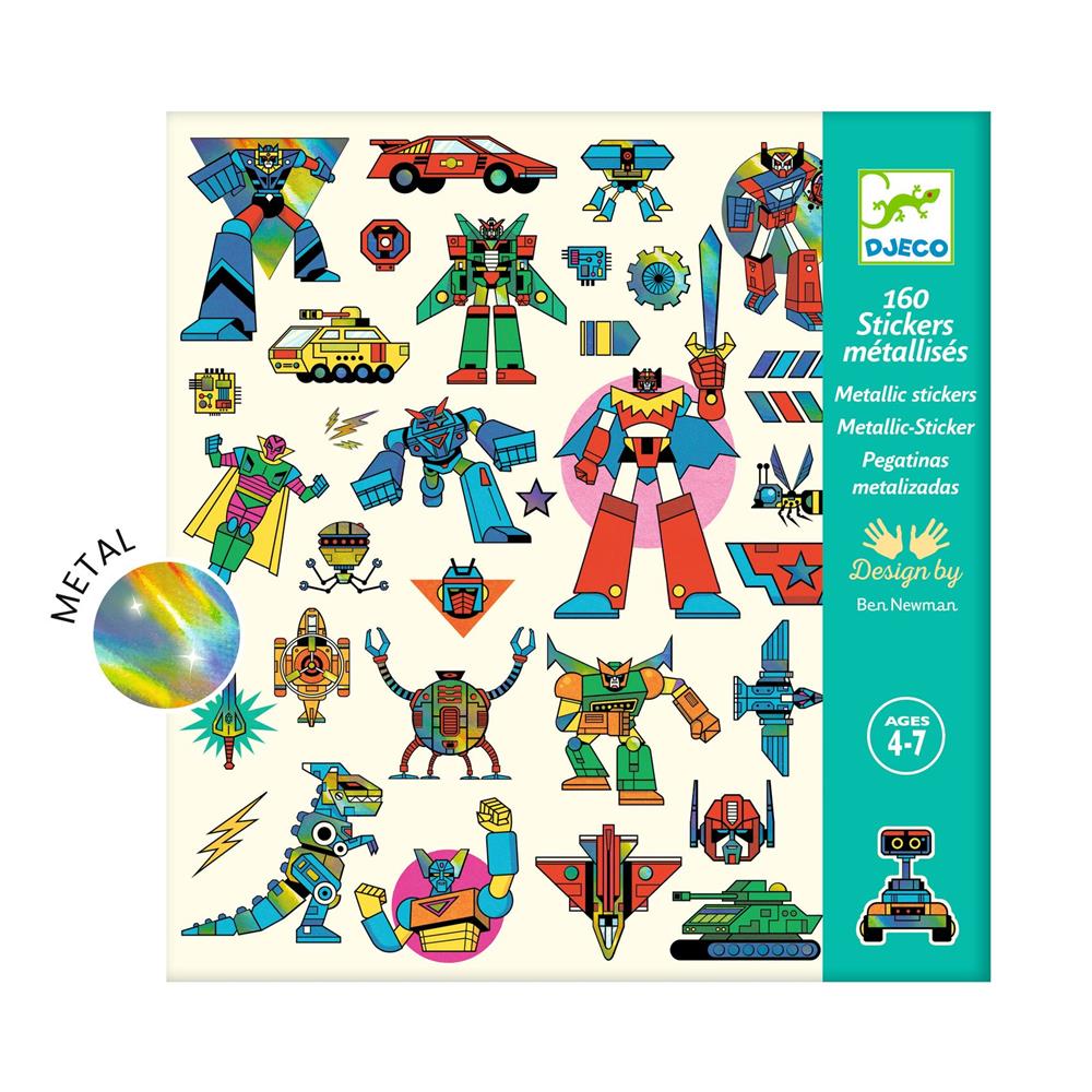 DJECO STICKERS - ROBOTS DJ09276