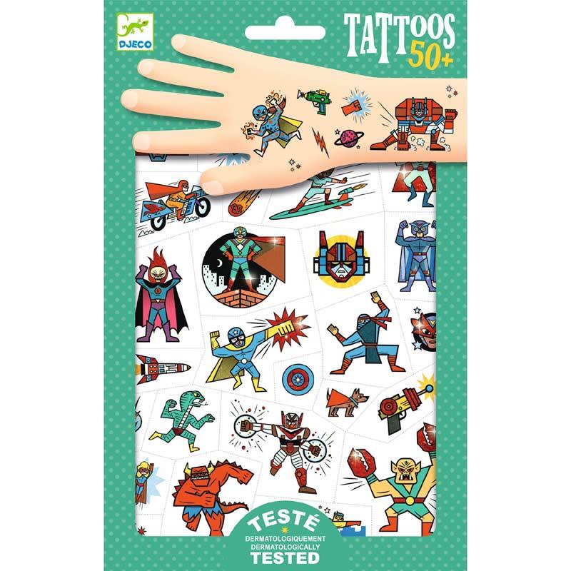 DJECO TATTOS - HEROES VS VILLAINS DJ09614