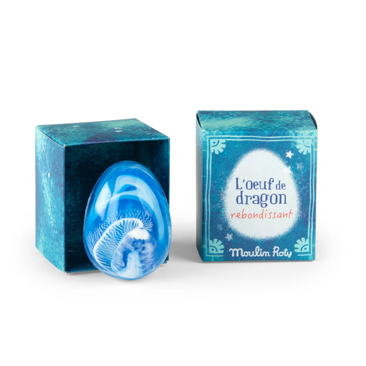 MOULIN ROTY UOVO DEL DRAGO BLU RIBALZANTE LES PETITES MERVEILLES 711426