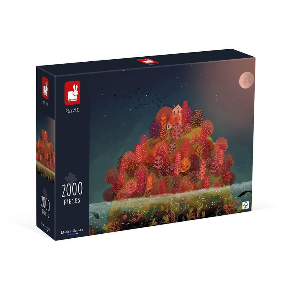 JANOD PUZZLE AUTUNNO ROSSO 2000 PEZZI J02518