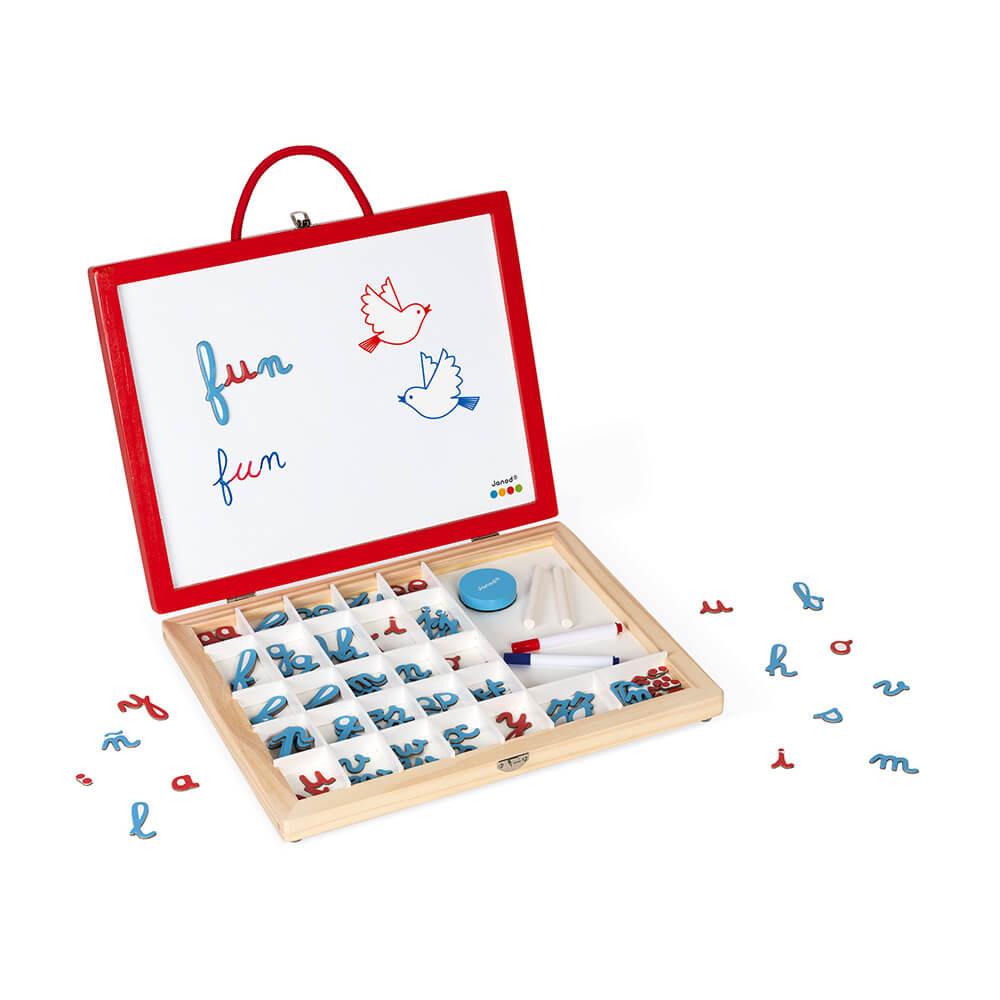 JANOD ESSENTIEL - VALIGETTA CON LETTERE IN CORSIVO 4 IN 1 J05073