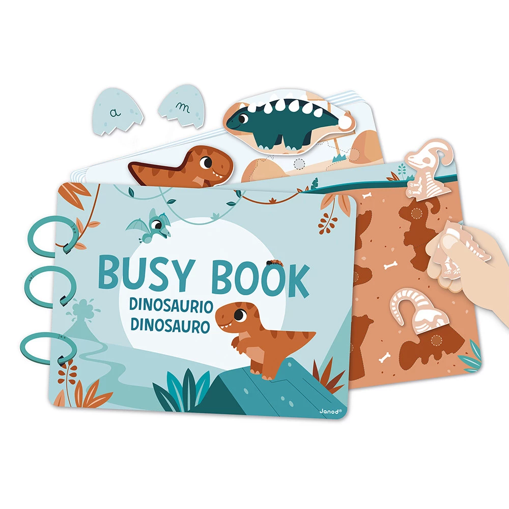 JANOD DINO - BUSY BOOK DINO SP/IT J05819