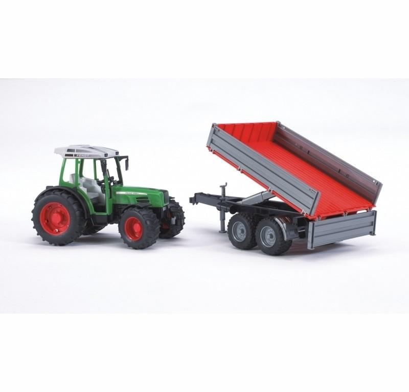 BRUDER TRATTORE FENDT 209 S CON RIMORCHIO 02104