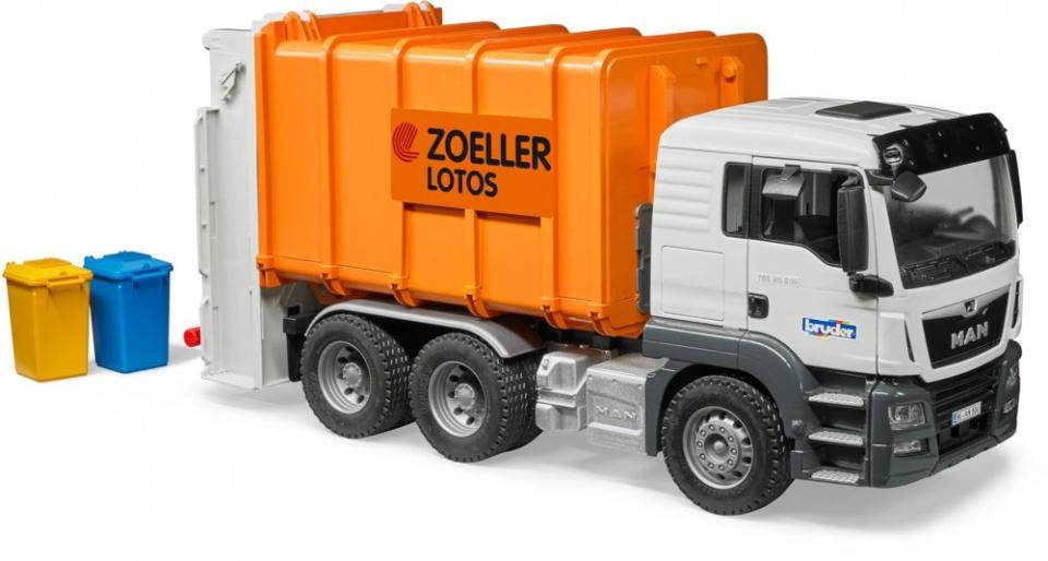 BRUDER CAMION MAN TGA TRASPORTO CON JEEP 2750