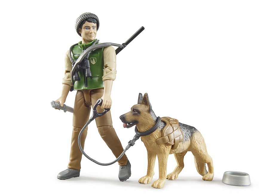 BRUDER GUARDIA FORESTALE CON CANE 62660