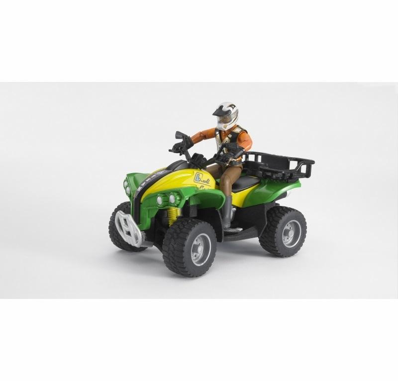 BRUDER QUAD CON FIGURA 63000