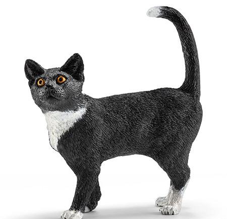 SCHLEICH FARM LIFE ANIMALI DOMESTICI GATTO IN PIEDI 13770