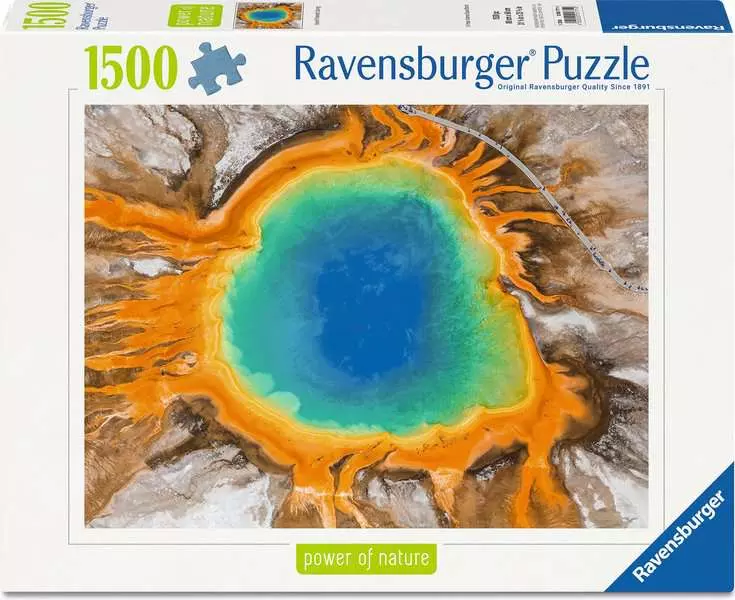 RAVENSBURGER PUZZLE GRAND PRISMATIC SORGENTE DI YELLOWSTONE 1500 PZ 01771