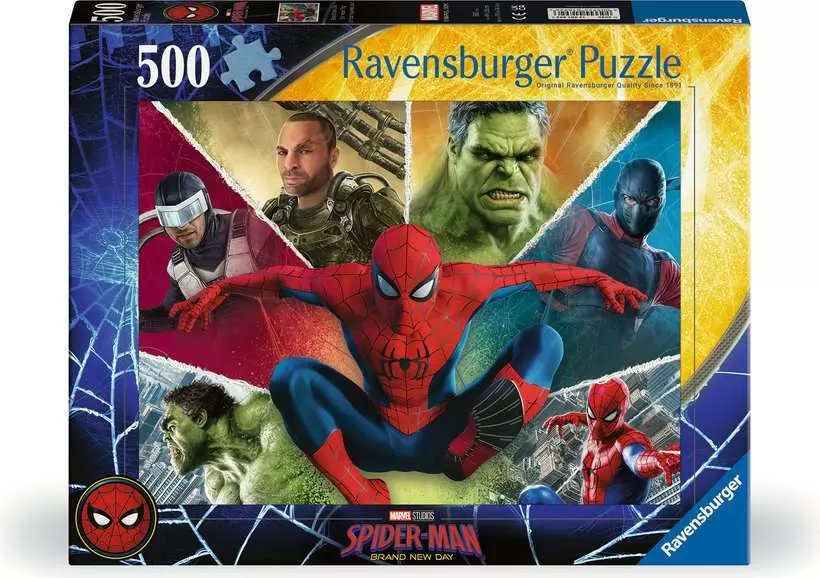 RAVENSBURGER PUZZLE SPIDER-MAN BRAND NEW DAY MOVIE 500 PZ 01892