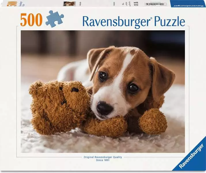 RAVENSBURGER PUZZLE PUPPIES COLLECTION 4 : CAGNOLINO E ORSACCHIOTTO 500 PZ 12001903