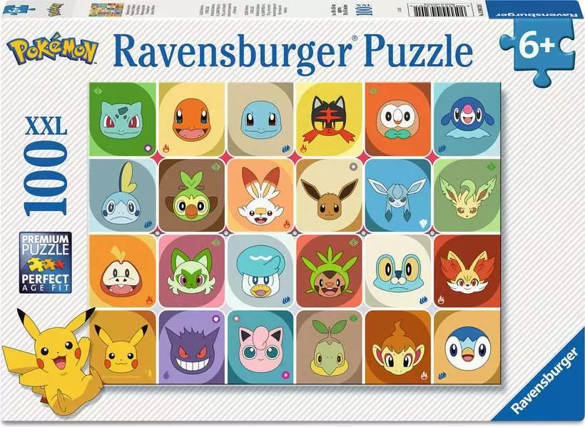 RAVENSBURGER PUZZLE POKÉMON XXL 100 PZ 12004320