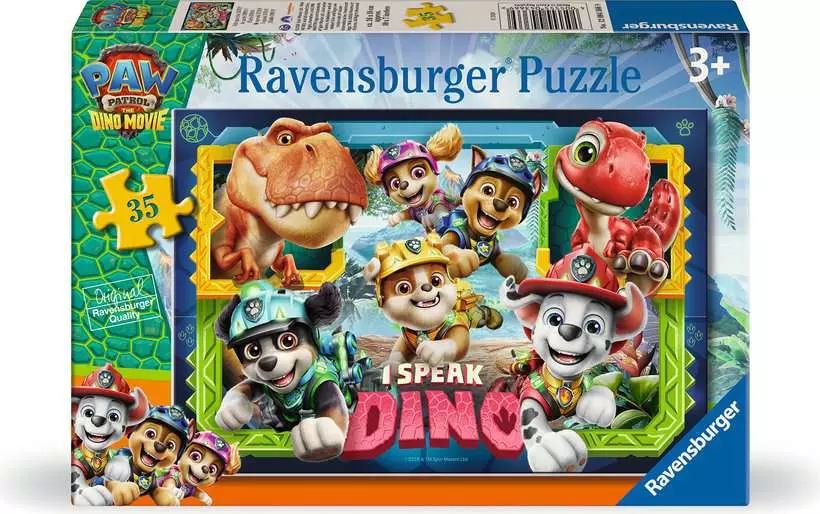 RAVENSBURGER PUZZLE PAW PATROL 3 DINO MOVIE 35 PZ 04366