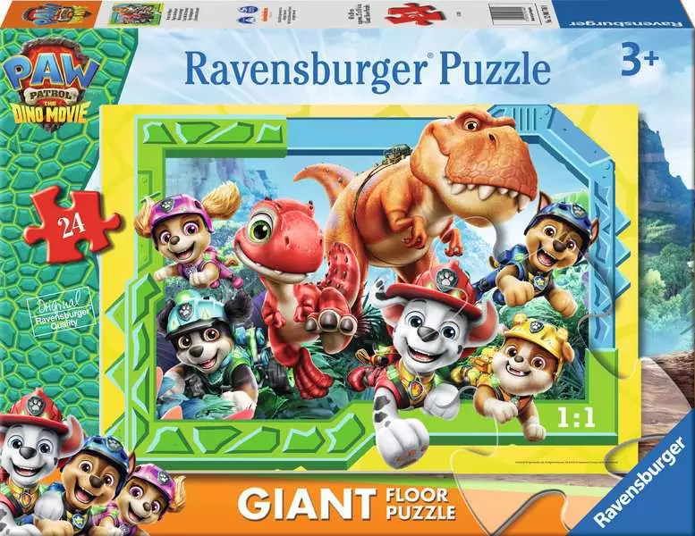 RAVENSBURGER PUZZLE PAW PATROL 3 DINO MOVIE 24 PZ 04746