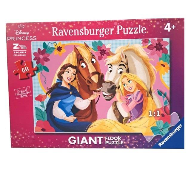 RAVENSBURGER PUZZLE DISNEY PRINCESS BELLA E RAPERONZOLO 60 PZ 04754