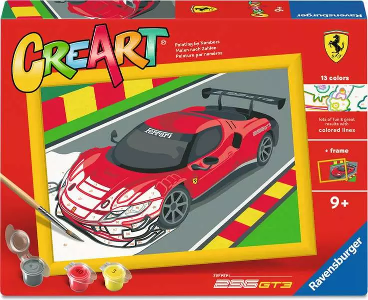 RAVENSBURGER CREART SERIE D LICENSED - FERRARI 296 GT3 23246