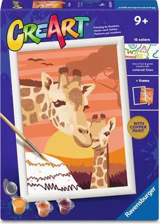RAVENSBURGER CREART SERIE D - GIRAFFE AL TRAMONTO 23259