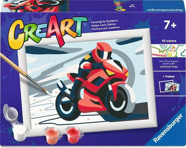 RAVENSBURGER CREART SERIE E - MOTOCICLISTA 23313