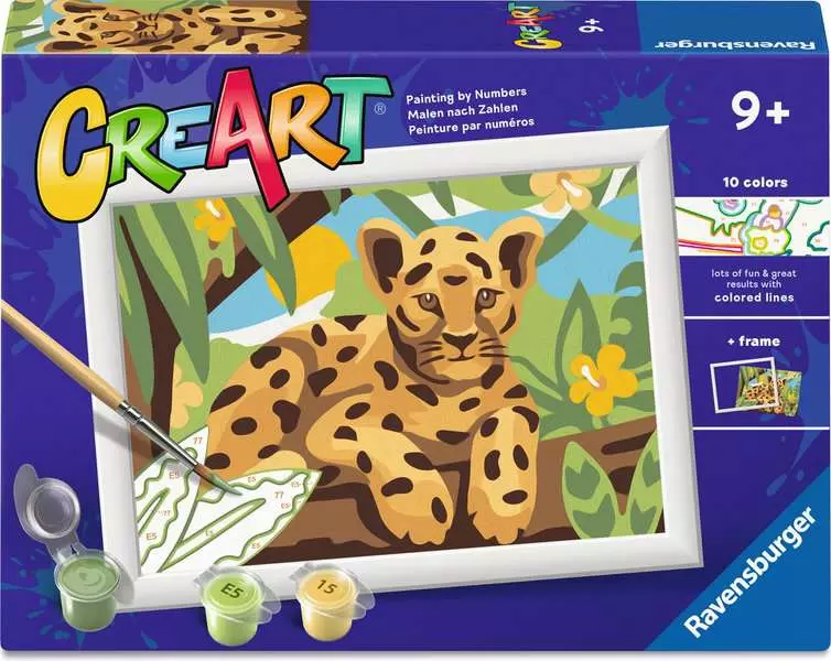 RAVENSBURGER CREART SERIE E - CUCCIOLO DI LEOPARDO 23314