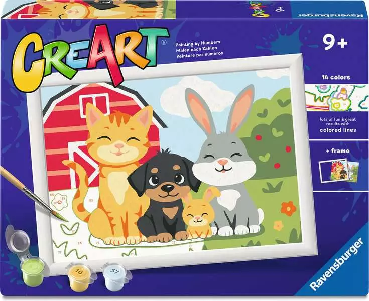RAVENSBURGER CREART SERIE D - ANIMALI IN PARATA 23318