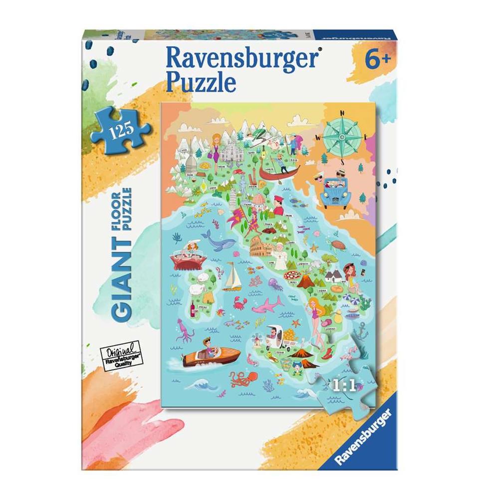 RAVENSBURGER PUZZLE MAPPA DELL'ITALIA 125 GIANT PZ 03145