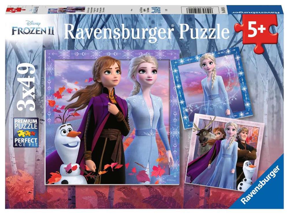 RAVENSBURGER PUZZLE FROZEN 2 - COLLEZIONE 3X49 PZ 05011
