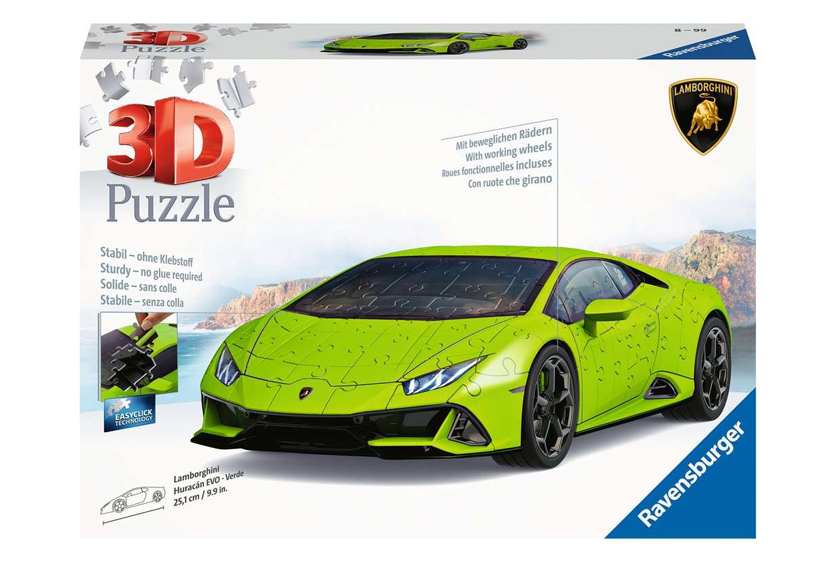 RAVENSBURGER 3D PUZZLE LAMBORGHINI HURACÁN EVO VERDE 11299