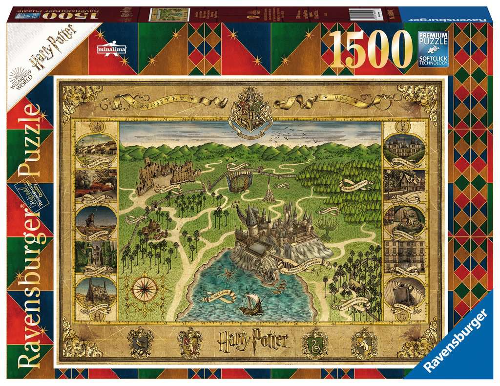 RAVENSBURGER  MAPPA DI HOGWARTS 16599