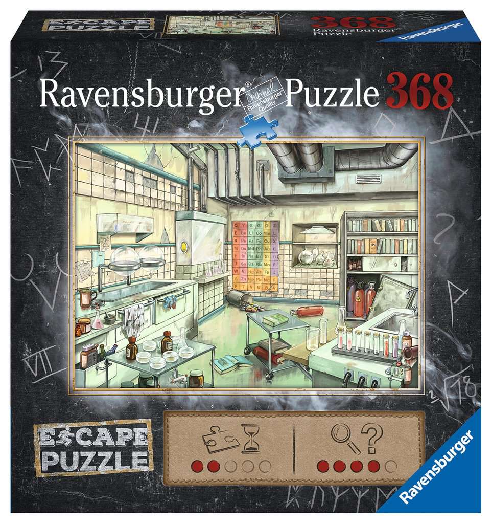 RAVENSBURGER PUZZLE IL LABORATORIO DELL'ALCHIMISTA (368 PZ) 16844