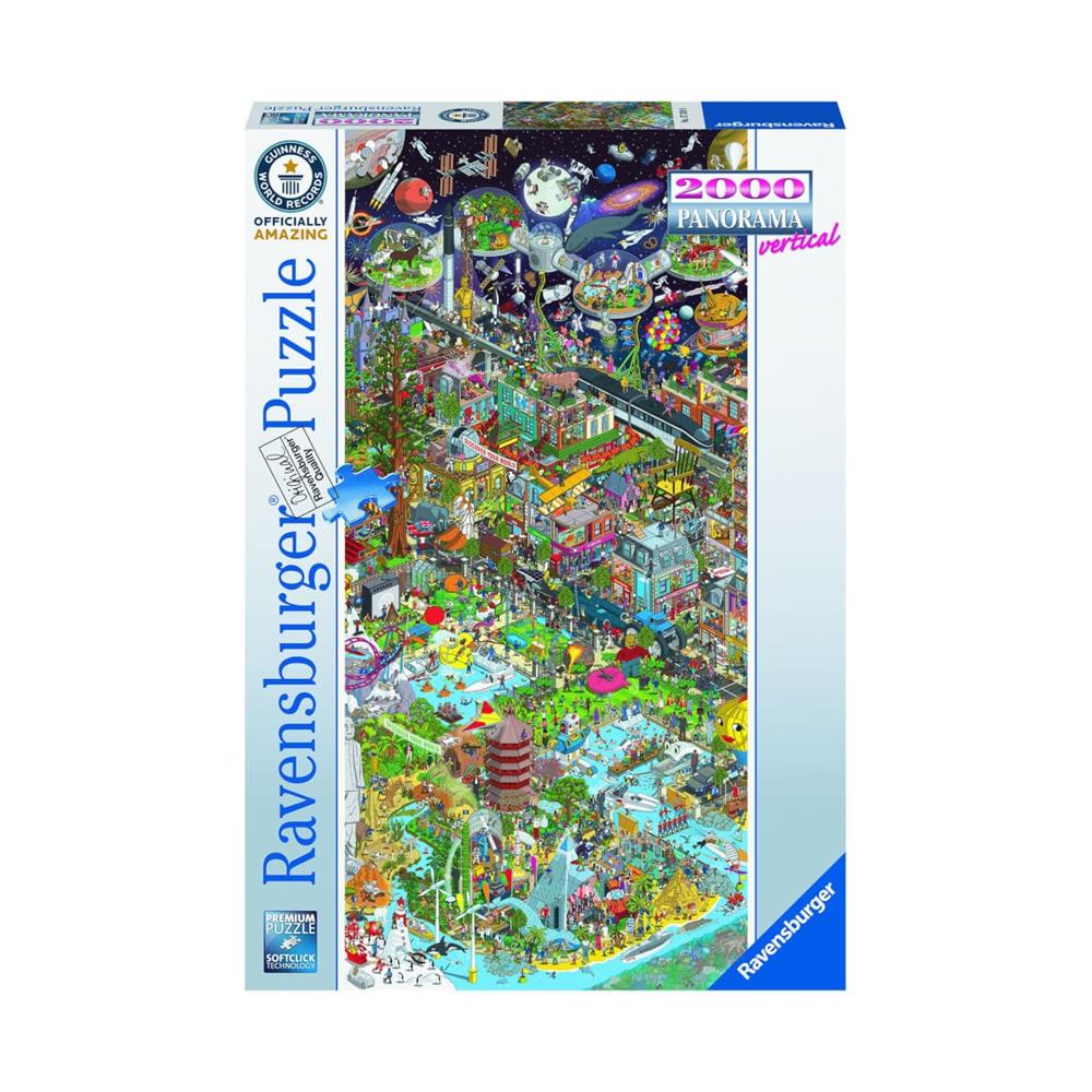 RAVENSBURGER GUINNESS WORLD RECORDS 2000 PZ PANORAMA 17319