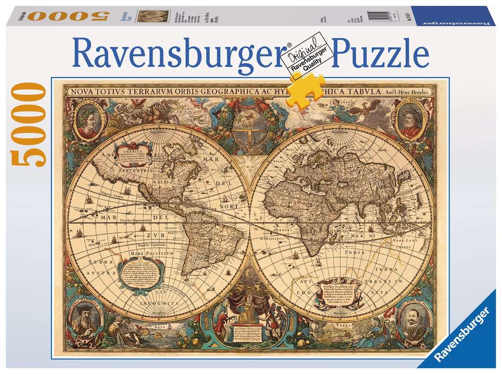 RAVENSBURGER  MAPPAMONDO STORICO 17411