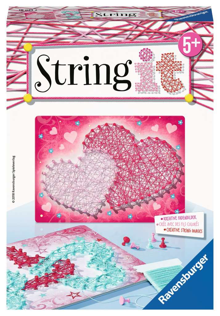 RAVENSBURGER  STRING IT MINI CUORICINI 18033