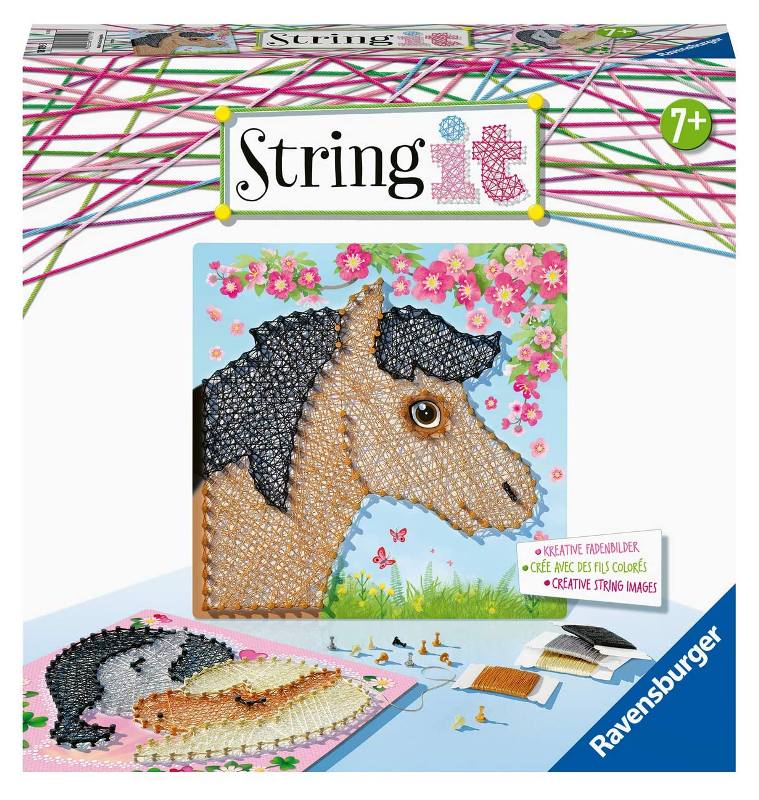 RAVENSBURGER  STRING IT MINI HORSES 18119