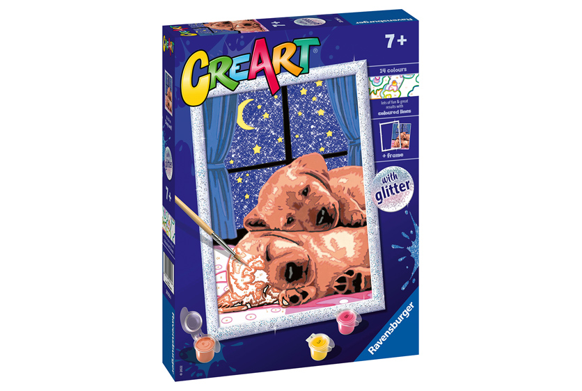 RAVENSBURGER CREART SERIE D CLASSIC - COPPIA DI CAGNOLINI 20216